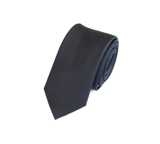 Fabio Farini Moderne Elegante Dunkelblaue Krawatte in 6cm